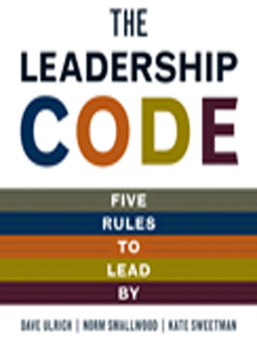Title details for The Leadership Code by Norm Smallwood - Wait list